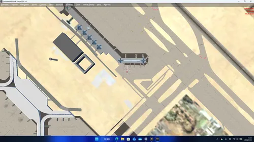 P3DV4中的海口美兰机场显示异常